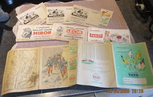 A sauver Lot Ancien Protège Cahier Buvard Couverture images d'écolier école - Picture 1 of 13