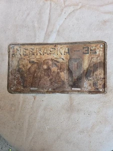 VINTAGE NEBRASKA 1939 LICENSE PLATE 47384 - Picture 1 of 1