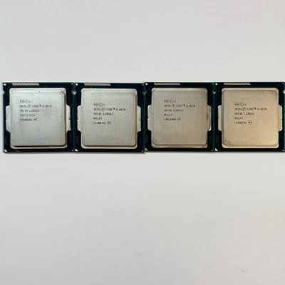Lot of 4 Intel Core i5-4570 SR14E 3.2 GHz Quad-Core Processor (LGA1150) - Image 1 of 2