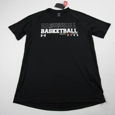 Utah Utes Under Armour Short Sleeve Shirt Men's Black New - Image 1 of 4