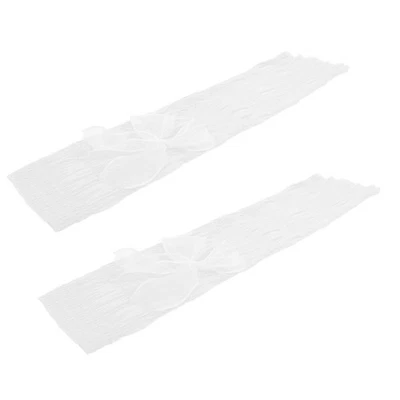  1 paio di maniche in pizzo, maniche in rete trasparente, lunghe, in tulle, - Image 1 of 4