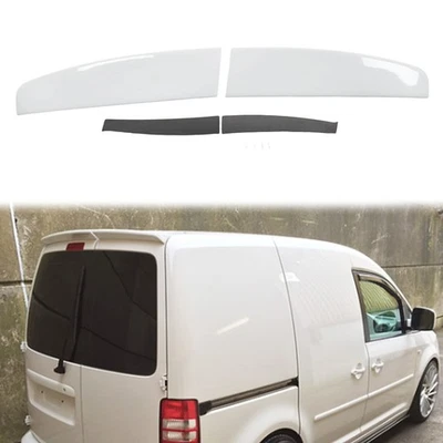 XPREFORMANCE_UKUK ALERÓN TRASERO DOBLE PUERTA GRANERO TECHO APTO PARA VW CADDY & MAXI SPORTLINE 04-14 BLANCO BRILLANTE