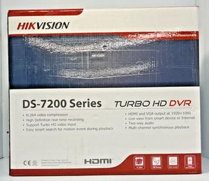 🔹 New Hikvision DS‑7200 Series Turbo HD DVR – 1080p Hybrid 4/8/16-Channel - Picture 1 of 1