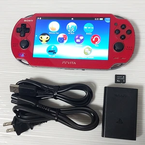 Sony PS Vita console PCH-1000 Cosmic Red OLED with 8GB Tested Import Japan - Picture 1 of 13