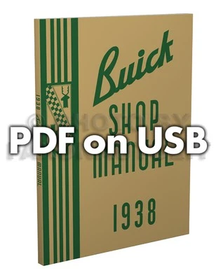 Juego De Manuales De Taller Buick 1938 1939 En USB Servicio De Reparación - Imagen 1 de 3