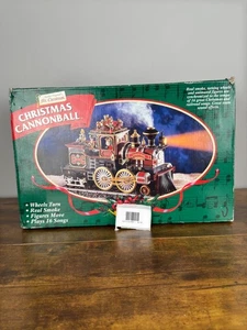 Mr. Christmas Cannonball Train 1998 Animated Musical Smoke Lights Works 16 Songs - Bild 1 von 23