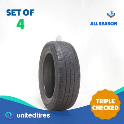 Set of (4) Used 205/55R16 Dunlop Enasave 01 AS 91H - 5-5.5/32 - Image 1 of 4