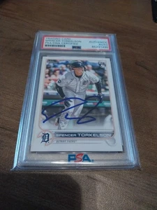 Spencer Torkelson Rookie Card Signed IP Autograph PSA Detroit Tigers - Picture 1 of 3