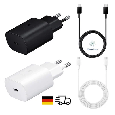 25W Schnell Ladegerät Ladekabel USB C Adapter für Samsung S21 S22 S23 S24 Ultra - Bild 1 von 2