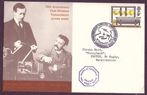 1972 Marconi-Kemp Experiments Chelmsford Broadcasting official first day cover. - Picture 1 of 2