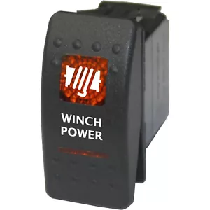 Interruptor basculante WINCH POWER 551O 12V ON-OFF ámbar impermeable - Imagen 1 de 1