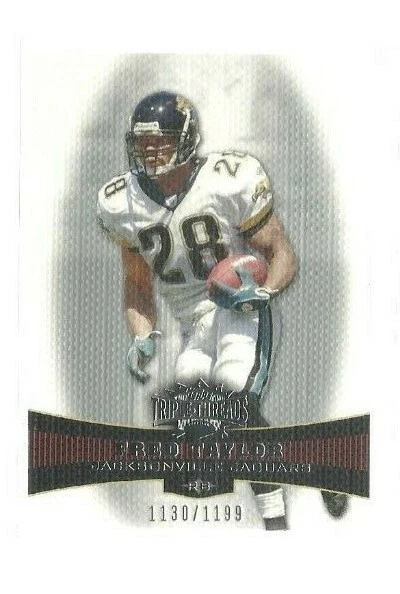 2006 Topps Triple Threads #20 Fred Taylor 1130/1199 (ref 94216) - Image 1 of 1