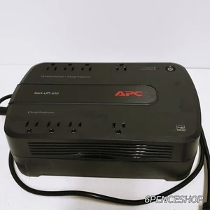 USED APC BE650G1 650VA 390W Back-UPS with 8-Outlet W WORKING BATTERY - Picture 1 of 6