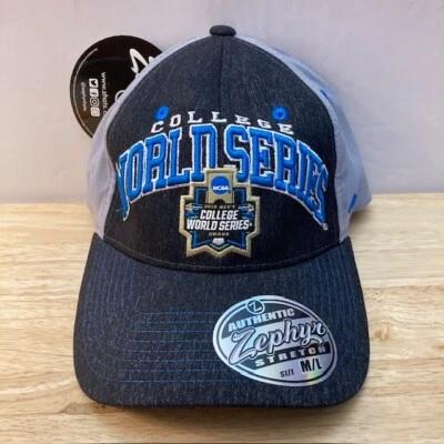 *NWT* 2018 NCAA COLLEGE WORLD SERIES (Omaha) Zephyr Official Fitted Hat (M/L) - Image 1 of 4