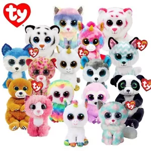 Ty Beanie Boos Plush Soft Toy Teddy Kids Suffed Dolls Teddies Birthday XMAS Gift - Picture 1 of 46