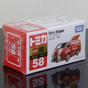 UK Stock - Tomica 58 Glico Wagon “First Edition” red BOXED SEALED - Imagen 1 de 1