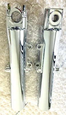 Harley Davidson Touring horquilla patas deslizantes cromadas 2000-2013 Road GLIDE CLASSIC Foto 1 de 4