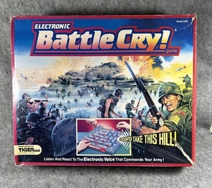“Electronic Battle Cry” 80’s Vintage Board Game By Tiger Complete - Picture 1 of 8