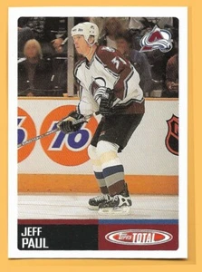 Tarjeta de hockey de novato #412 Jeff Paul 2002-03 Topps total casi nueva-como nueva - Imagen 1 de 1