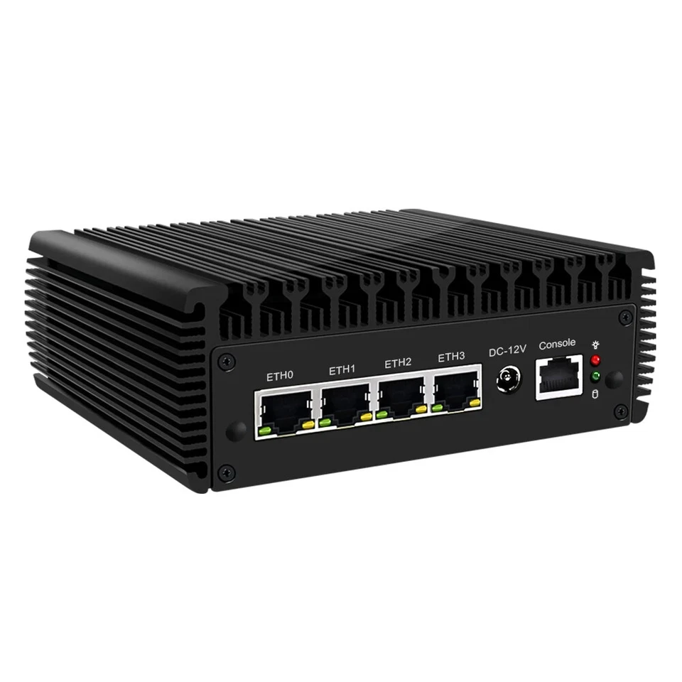 Wholesale Price Router 4 2.5G Network Server Mini PC Industrial Rugged Computer - Image 1 of 4