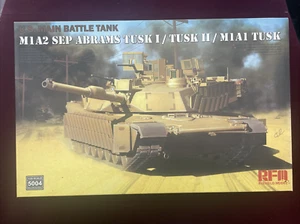 M1A2 SEP Abrams Tusk I/Tusk II/M1A1 TUSK 1/35 Scale RFM Unassembled AFV kit#5004 - Picture 1 of 11