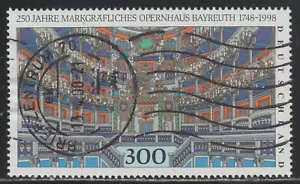 Germany 1998 SC# 2001 - Bayreuth Opera, 250th Anniv. - Used Lot # 328 - Picture 1 of 2