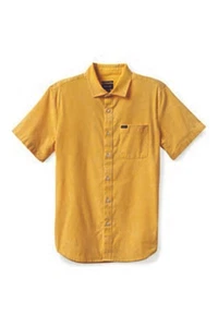 Brixton Charter Oxford Shirt/ Hemd Yellow Cab Sun Washed Gr: M - Picture 1 of 3