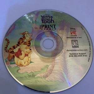 Disney’s Winnie The Pooh Print Studio for Windows 95 (Resurfaced CD) - Picture 1 of 2
