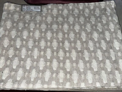 New Set of 4 Hand Woven Placemats From India Beige And Off White 13"x18” - Image 1 of 2