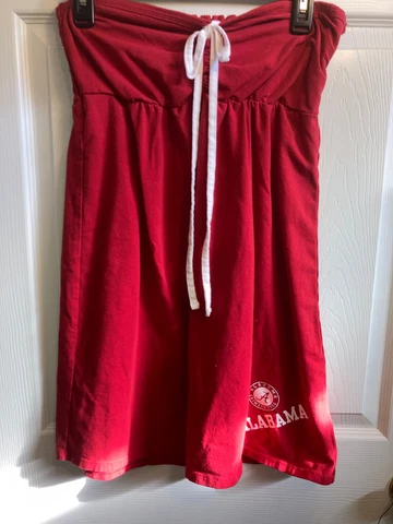 Pro Edge Red Alabama Junior Dress Strapless Elastic or Neck Tie Cover