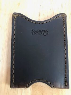 Cartera con mangas de cuero Saddleback - Múltiples opciones de color - Nueva de grano completo Foto 1 de 2