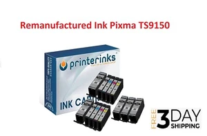 5 x PGI-580PGBKXXL and 2 x CLI-581BK/C/M/YXXL Remanufactured Ink Pixma TS9150 - Picture 1 of 12