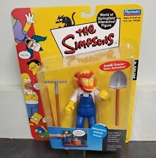 The Simpsons GROUND-KEEPER WILLIE World of Springfield Interactive Figure