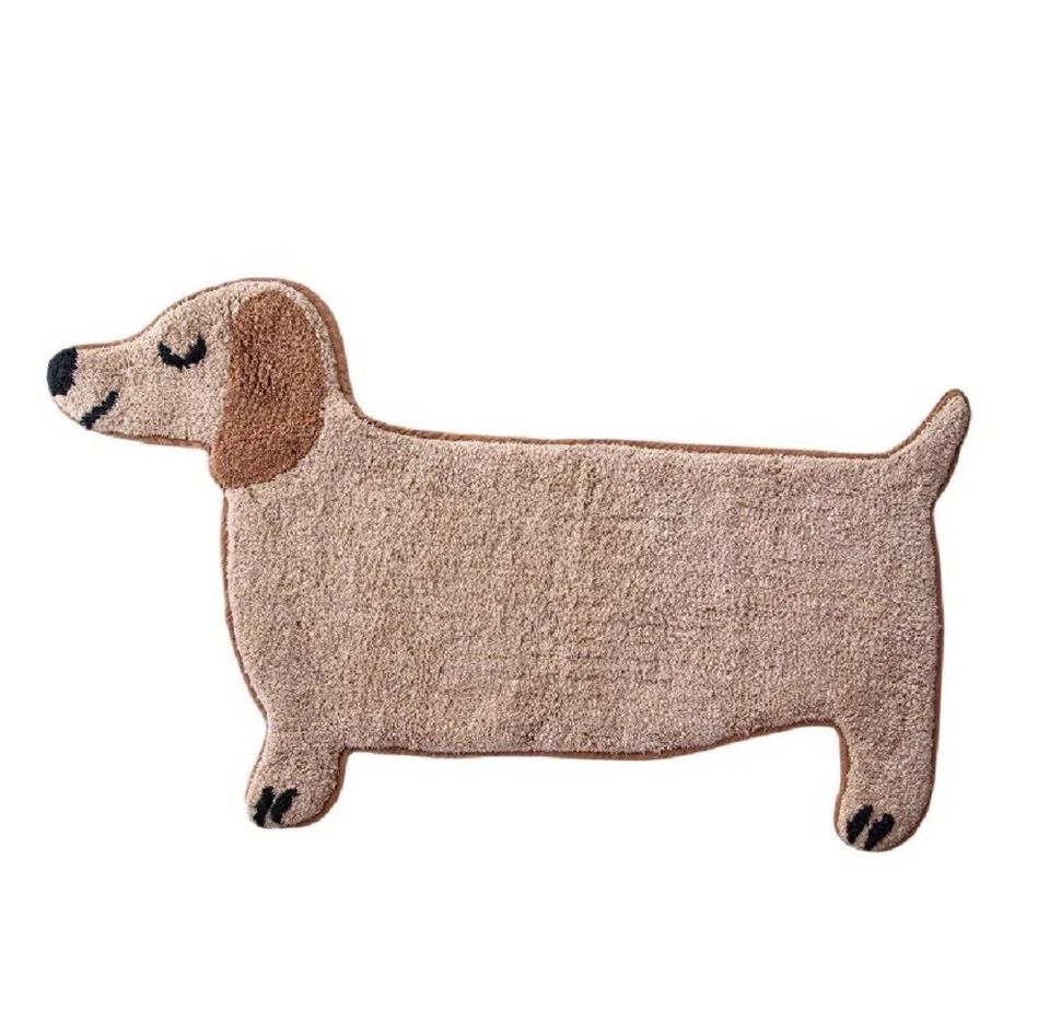 Badematte für Kinder Sass & Belle Sausage Dog Dackel ca 80 x 47 cm  Teppich - Bild 1 von 1
