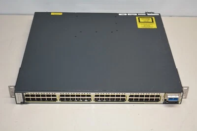 Cisco WS-C3750E-48TD-SD 48 Port Gigabit Switch #W3985 - Image 1 of 4