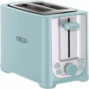 2 Slice Toaster with Auto Shut off - Extra Wide Slots & Removable Crumb Tray and - Picture 1 of 12