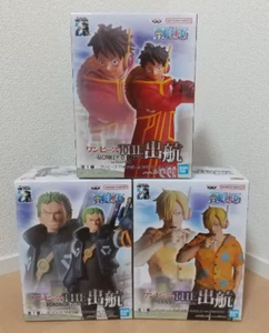 BANPRESTO One Piece THE Departure Egghead SANJI Luffy & Zoro Figure set of 3 NEW - Picture 1 of 4