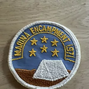 Vintage 1971 Marina Encampment Patch - Bild 1 von 5