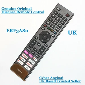 Genuine Hisense Original ERF3A80 Voice Remote Control for 2021 Hisense TV’s. - Picture 1 of 3