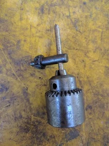 ENGLAND made JACOB 1B Drill Chuck 0-3/8" /10mm threaded bore UNF 3/8" X 24 + key - Picture 1 of 1