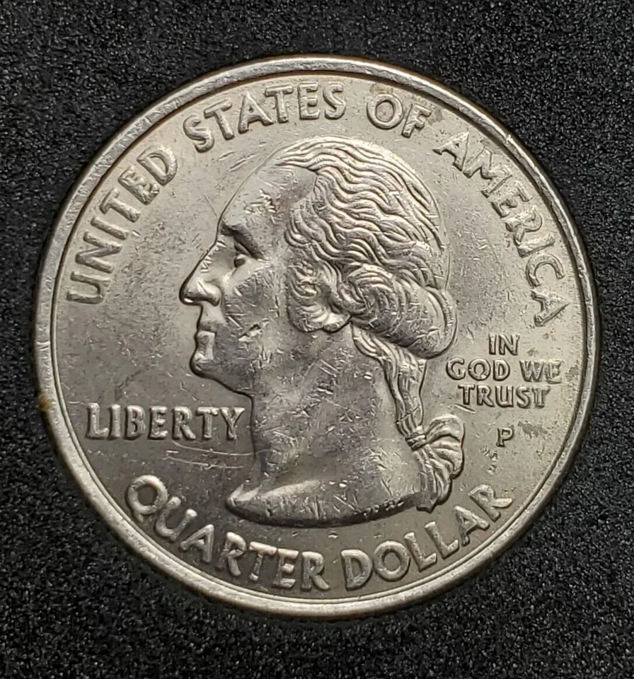 2000 P  (New Hampshire) State Quarter, *DDO ERROR* *EXTREME DOUBLING* - Image 1 of 4