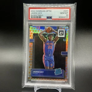 Jaden Ivey 2022-23 Panini Donruss Optic #241 Basketball SSP RC PSA 10 🔥🔥🔥 - Bild 1 von 3