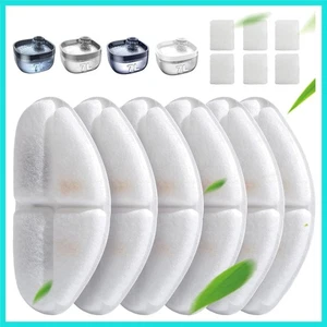 Paquete de 6 esponjas de filtro y 6 esponjas de bomba solo para fuente de agua para perros de 7L/1,8 galones, perros... - Imagen 1 de 10