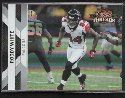 2010 Panini Threads #7 Roddy White Silver Holofoil #/250 - Image 1 of 2