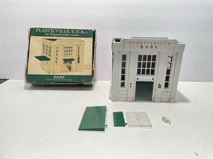Kit de banco B23 vintage 1955 Bachmann Bros. Plasticville EE. UU. BK-1 #149 con caja original - Imagen 1 de 14