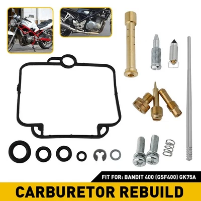 For 400 Bandit (GSF400) GK75A Carburetor Repair Kit Rebuild Parts Replacement - Image 1 of 4