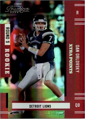 2005 Playoff Prestige Xtra Points Red #158 Dan Orlovsky/150 - FB - Image 1 of 2