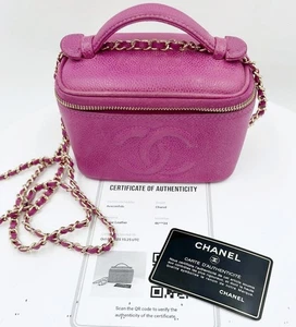 Chanel Mini Vanity Pink Tasche Caviarleder mit Garantiekarte und Entrupy - Bild 1 von 8