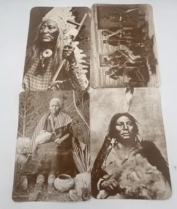 OLD WEST Sammler Serie Foto POSTKARTEN 4er Set Kustom Vintage Western - Bild 1 von 4