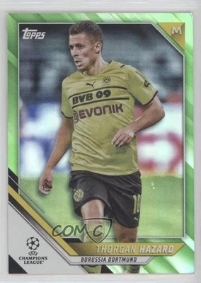 2021-22 Topps UCL Collection Neon Green Foil /199 Thorgan Hazard #27 - Image 1 of 2